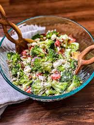 Broccoli slaai met Bloukaas: