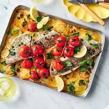Hanlie se Baba Snapper met tamaties en capers: