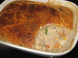 Hoenderpastei met ’n Slap Deeg: